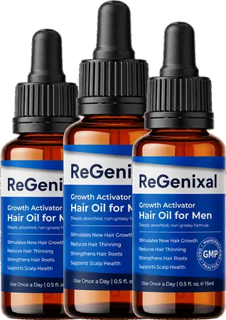 Three bottles of Regenixal Drops